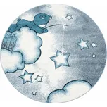 Ayyildiz Dětský kusový koberec Kids 580 blue kruh Rozměry koberců: 160x160 (průměr) kruh