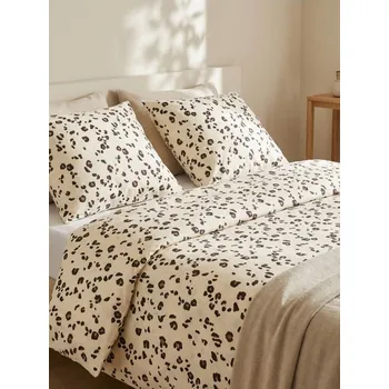 Povlečení Sinsay - Bavlněné ložní prádlo s puntíkovaným vzorem - bílá - 625FT-00X - 625FT-00X-ONE