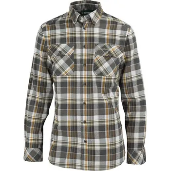 Pánská košile Košile s dlouhým rukávem Deerhunter Robert Velikost: 39/40, Barva: hnědá