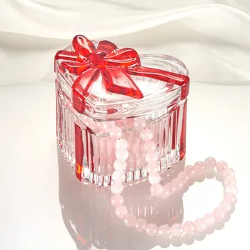 Dóza na potraviny 3Pagen Skleněná dóza Srdce