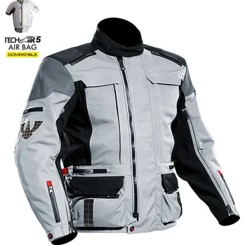 Moto bunda Bunda PSí BRILLA textilní pánská šedá 50