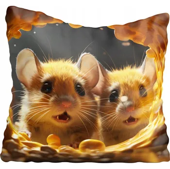 Povlak na polštářek Dekorační povlak na polštářek myš 30x30 cm