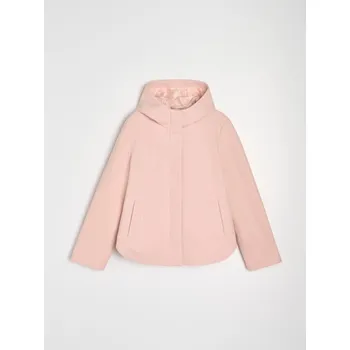 Dámský kabát Sinsay - Bunda s&nbsp;kapucí - pastelová růžová - 326HC-03X - 326HC-03X-XXL