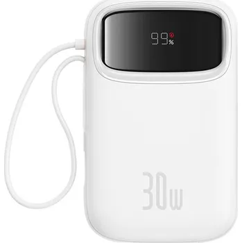 Powerbanka Baseus QPow 2 10000 mAh 30W powerbanka (bílá)