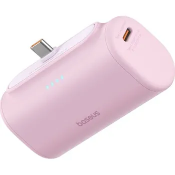 Powerbanka Powerbanka Baseus Compact USB‑C 5000 mAh, 20 W (růžová)