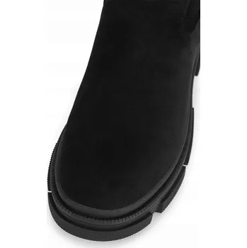 Dámské kozačky Deezee dámské kozačky černé CEO-WS0902-01