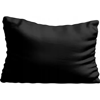 Povlak na polštářek Dekorační povlak na polštář černý 60x80 cm, hladký