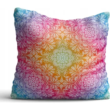 Povlak na polštářek Povlak na polštář Mandala V2 40x40 cm Mikrovlákno 180 g/m2