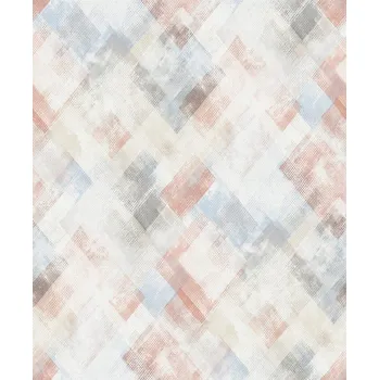 Tapeta BAREVNÁ VLIESOVÁ TAPETA S GEOMETRICKÝM VZOREM