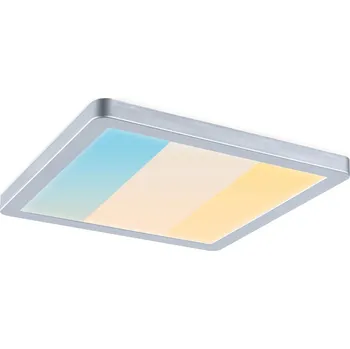PAULMANN LED Panel Atria Shine IP44 hranaté 190x190mm 8W 3000 - 6500K matný chrom