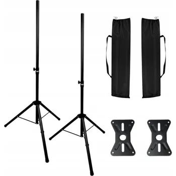 SADA 2x STOJAN KOLUMNOVÝ AŽ DO 30 KG PRO REPRODUKTORY + OBALY