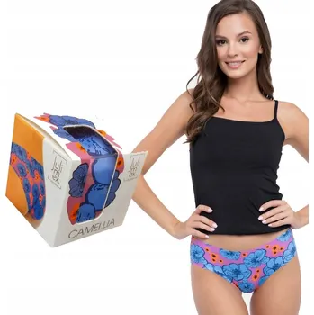 Dámské spodní prádlo FIGURKA BRAZÍLSKÉ KAMÉLIE KALHOTKY XL