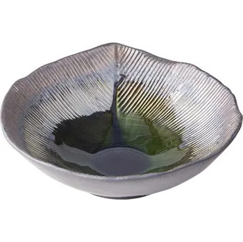 Jídelní mísa MIDORI 22 cm, 1,2 l, zelená, keramika, MIJ