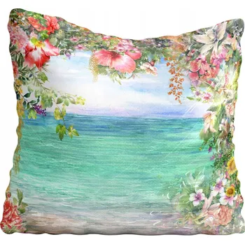 Polštář Povlak na polštář akvarel 50x50 cm