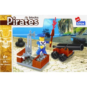 ostatní stavebnice Stavebnice pirátských alleBLOX 58 dílků