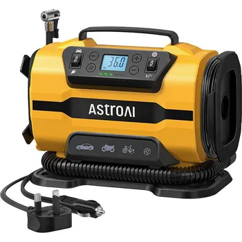 Kompresor Přenosný kompresor AstroAI ATJ-8366150 PSI 12V DC/110V AC