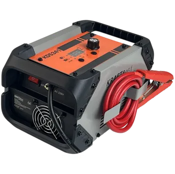 Startovací kabel Kraft&Dele KD5341 Automobilová nabíječka 12/24V 60A | rychlé nabíjení baterií 20–500 Ah, startovací proud 170 A