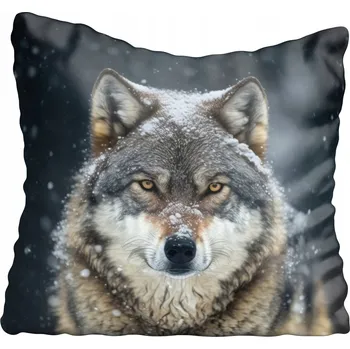Povlak na polštářek Dekorační povlak na polštář vlk 65x65 cm