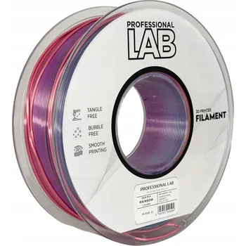 3D tisk Filament Silk PLA rainbow Prof. Lab 1,75mm 1000g duhový