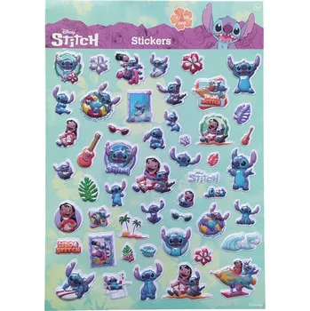 samolepka Nadýchané Samolepky Lilo a Stitch W&O Products BV 50 ks