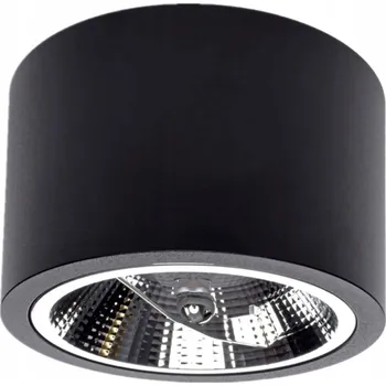 Stropní svítidlo přisazené Light Prestige 9 W GU10 9 cm černé