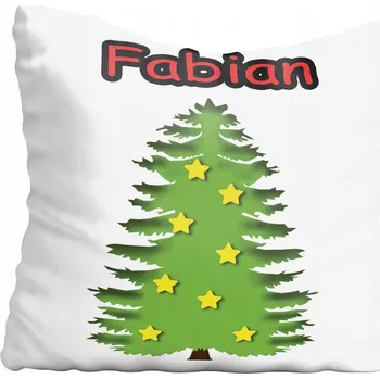 Povlak na polštářek Povlak na polštář Mikuláš + jméno, Vánoce, 35x35 cm