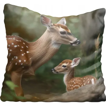 Povlak na polštářek Dekorační povlak na polštář s motivem jelena 45x45 cm