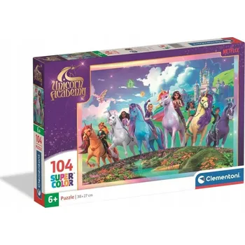 Puzzle Clementoni Puzzle 104 dílků UNICORN ACADEMY 25091