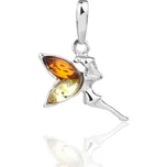 Jan Kos jewellery Stříbrný přívěsek s jantarem MHT-5822/SA00