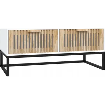 Konferenční stolek Konferenční stolek, bílý, 80x40x35 cm