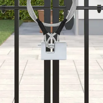 Visací zámek visací zámek 2 pcs Stříbrná 6 x 2 x 4,5 cm Železo