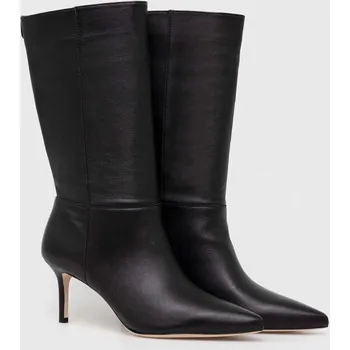 Dámské kozačky Kožené kozačky Lauren Ralph Lauren Leannah 802942516001.001 černá 99X, EUR 38