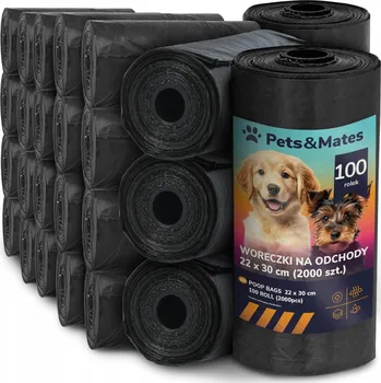 Sáčky na psí exkrementy Pets&Mates 2000 ks