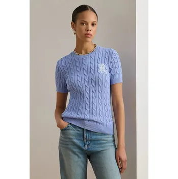 Pánský svetr Bavlněný svetr Lauren Ralph Lauren 200P07025 námořnická modř 59A, vel. S