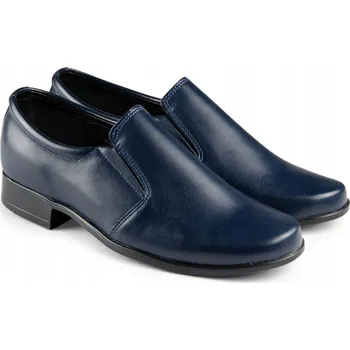 Chlapecké tenisky Chlapecké polobotky ke k prvnímu svatému přijímání obleku, nazouvací, tmavě modré, velikost 37