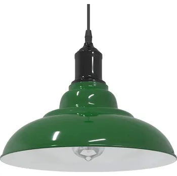 Závěsné svítidlo nastavitelnou výškou zelená lesklá E27 Ø 31 cm