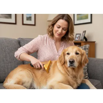 Kartáč pro zvířata PRC Large - vyčesávací kartáč pro psy