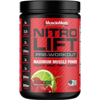 Anabolizér MuscleMeds Nitrolift 550 g Příchuť: Cherry Limetka
