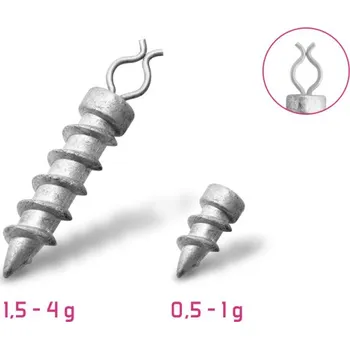 Nástraha Přídavné závaží Delphin B! zavrtávací ⚖ 3,0 g