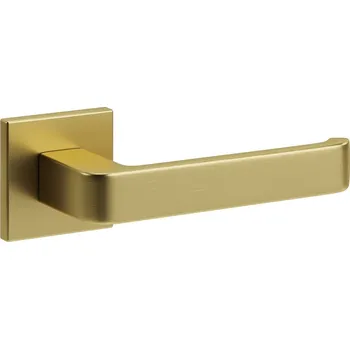 Dveřní kování Klika Fiumo - zlatá matná (komplet 2ks)