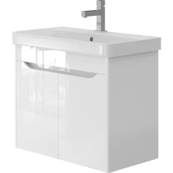 Koupelnový nábytek Lavedo Livorno White 70 koupelnová skříňka s umyvadlem, LVR-70WHITE