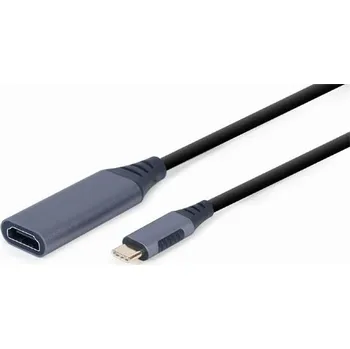 Počítač Gembird adaptér USB-C (M) na HDMI (F), 0.15m kábel, šedý