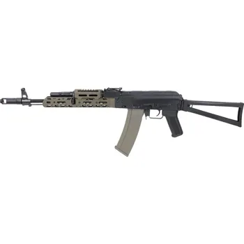 Airsoftová zbraň Airsoftová zbraň AK-74S SA-PJ13 PRIME™ Aster ETU BLDC™ - zelená, Specna Arms x KPYK
