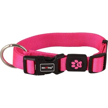 Obojek pro psa Obojek Gimborn O-Ring Nylon 2,0x35-51cm růžový