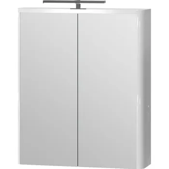 Zrcadlo Lavedo Livorno White 60 zrcadlová skříňka do koupelny s LED osvětlením, LVRMC-60WHITE