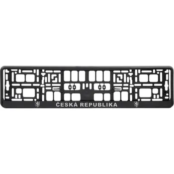 Držák SPZ COMPASS Podložka pod SPZ metallic s odnímatelným panelem chrom 3D ČR