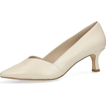 Dámská obuv Caprice dámské kožené lodičky - béžové