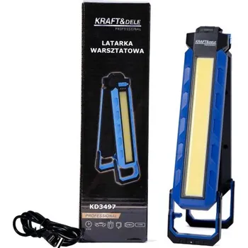 Světlovod Kraft&Dele KD3497, LED pracovní svítilna 1100 lm | USB-C nabíjení, magnetický držák, flexibilní design