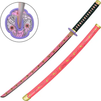 Replika zbraně Katana Bamboo Demon Slayer Kokushibo
