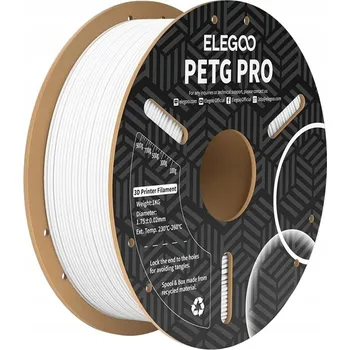 Filament Filament ELEGOO PETG Pro Průměr 1.75 mm 1 kg Bílý